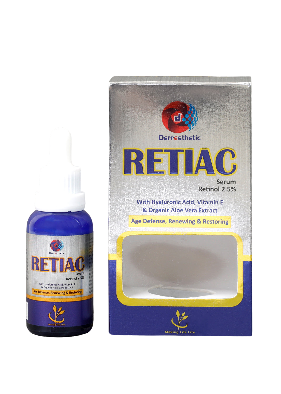 RETIAC Retinol Serum 2.5% (Milky Emulsion For Oily Skin)